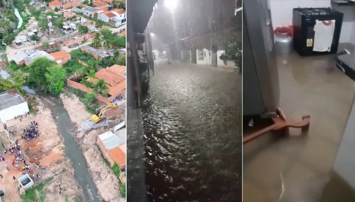 Noite de chuva forte provoca alagamentos, quedas de árvores e falta de energia em São Luís