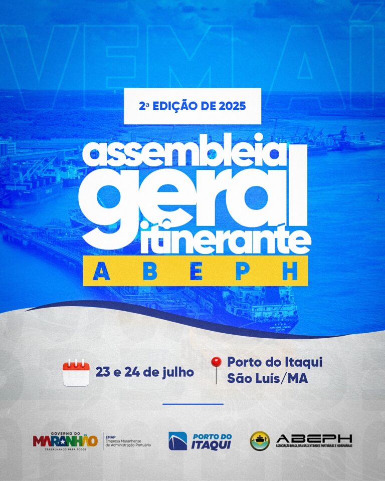 Porto do Itaqui sedia encontro da ABEPH e amplia articulação entre autoridades portuárias.