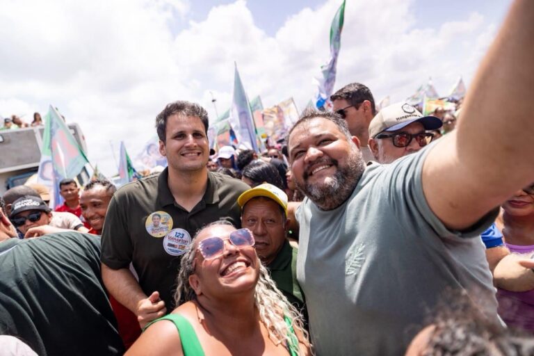 Orleans Brandão é bem recebido por apoiadores e populares e reforça campanha em Primeira Cruz