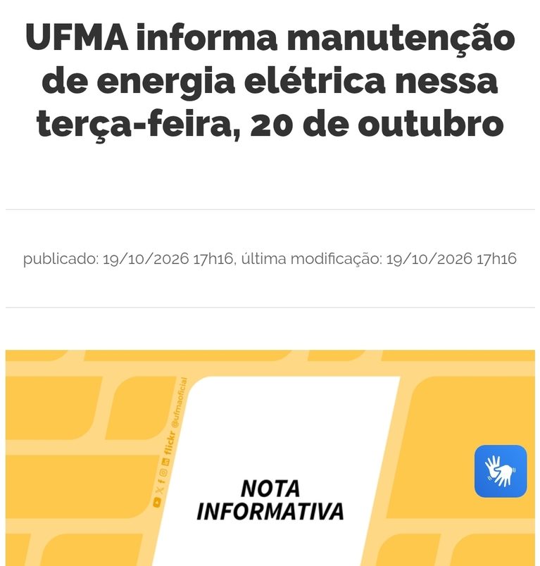 Ufma e Semcas suspendem expediente em São Luís no mesmo horário de ato pró-Lula